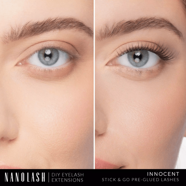 Nanolash DIY eyelash extensions Stick & Go pre-glued lashes Innocent
