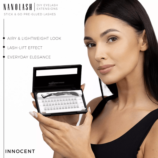 Nanolash DIY eyelash extensions Stick & Go pre-glued lashes Innocent